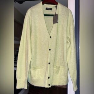 ALL SAINT NWT XL “Kennedy Light Green” Cardigan Sweater